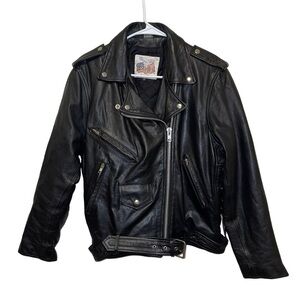 Excelled 100% Woman Leather Jacket Size 14